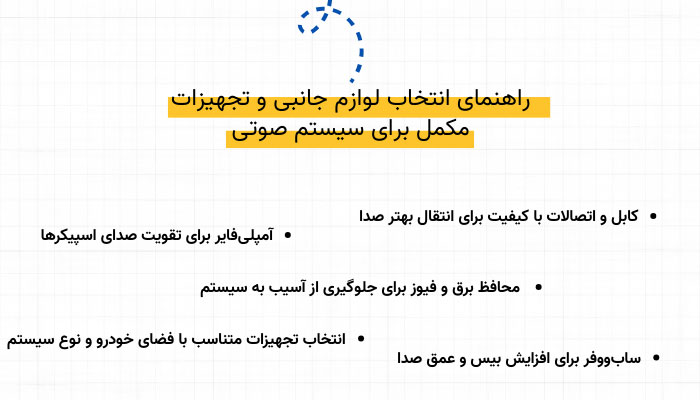 راهنمای انتخاب لوازم جانبی و تجهیزات مکمل برای سیستم صوتی